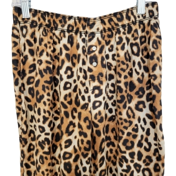 VS Pink Leopard Print Joggers - Picture 2 of 5